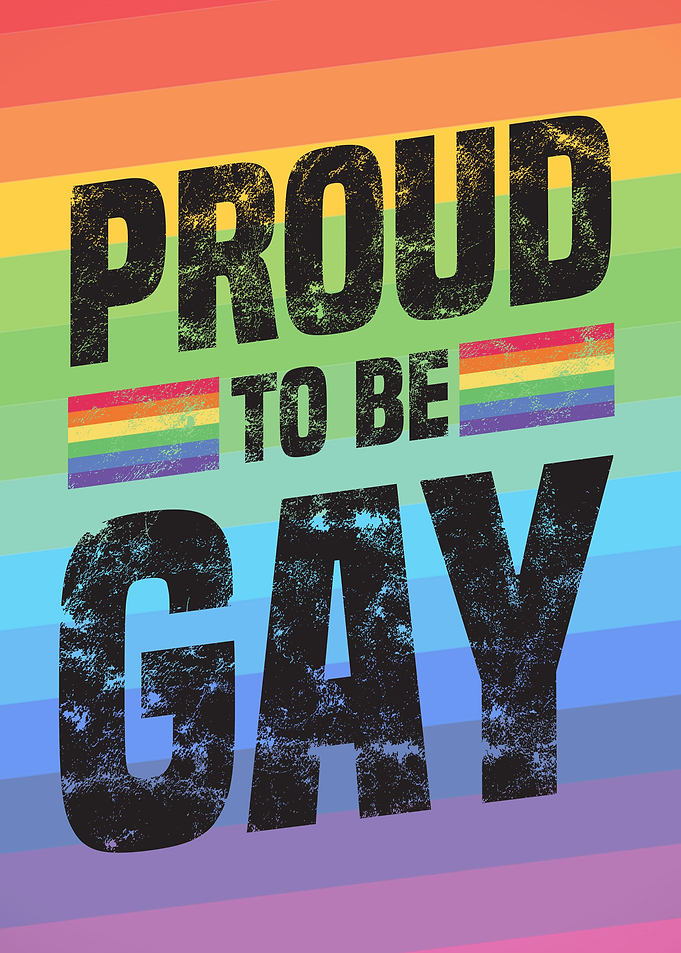 Gay Pride Vintage Rainbow