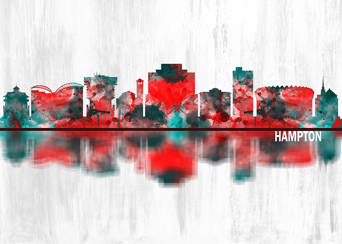 Hampton Virginia Skyline