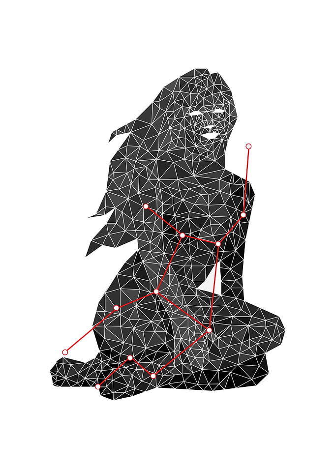 Virgo zodiac constellation