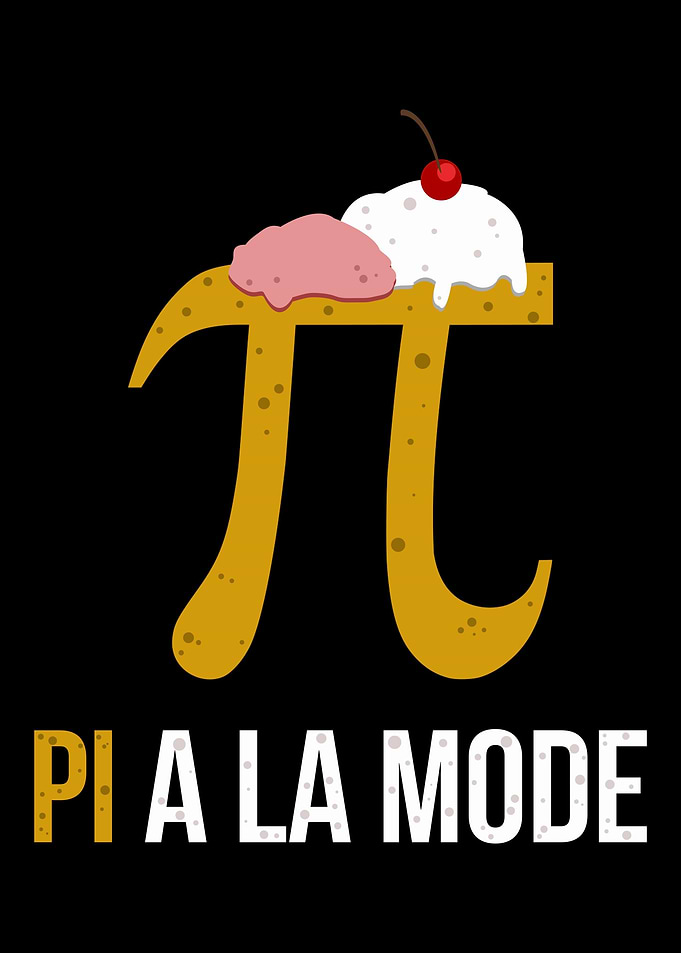 Pi Ala Mode Ice Cream