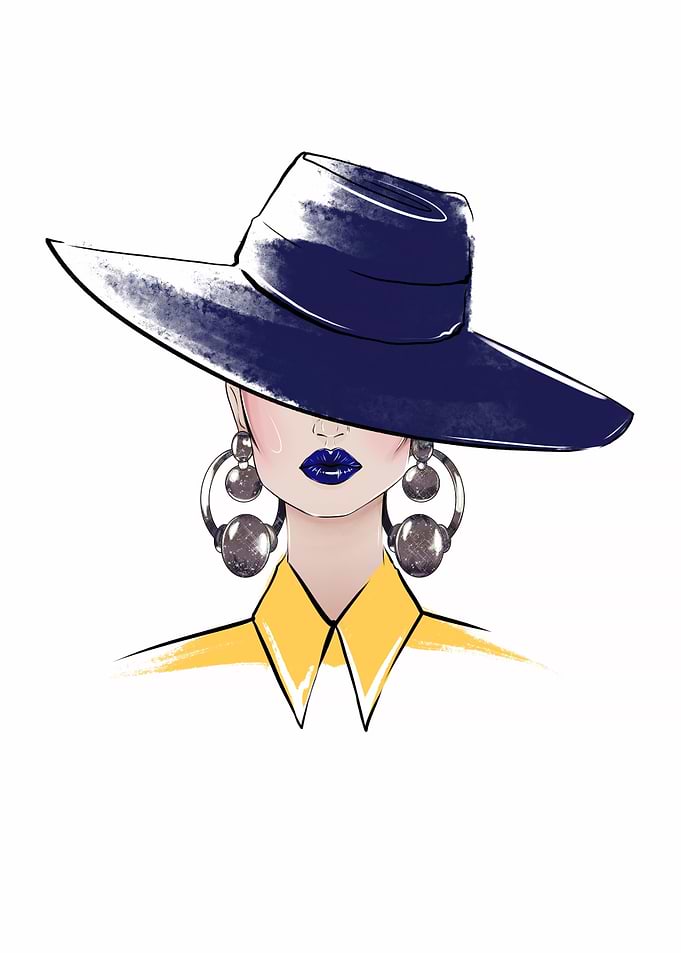 Fashion illustration woman