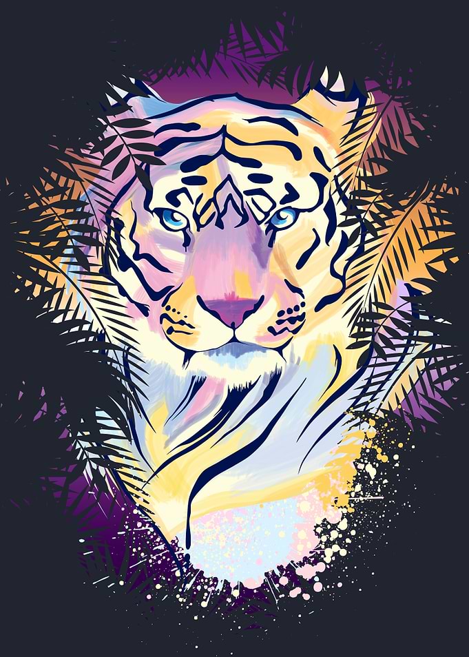 PEACEFUL TIGER