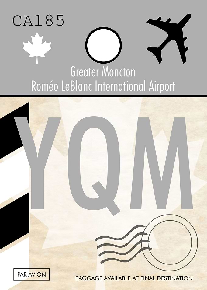AIRPORT CODE Moncton YQM