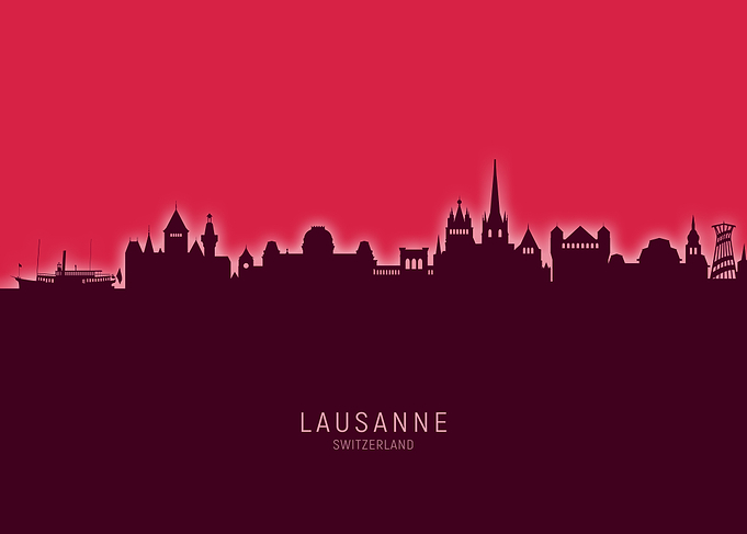 Lausanne Skyline