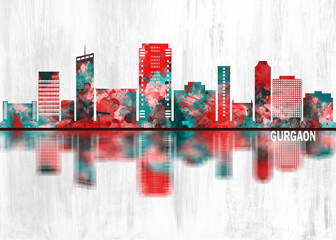 Gurgaon Haryana Skyline
