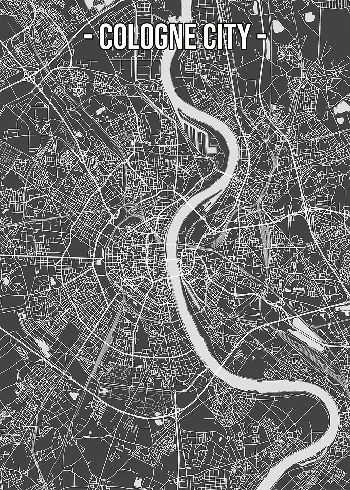 cologne germany map