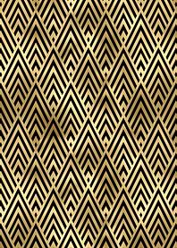 Dreiecke Gold schwarz