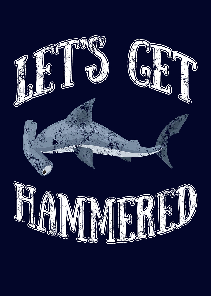 Hammerhead Shark Drinking