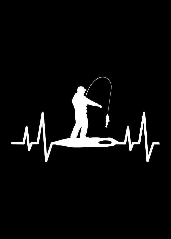 Ice fishing Heart