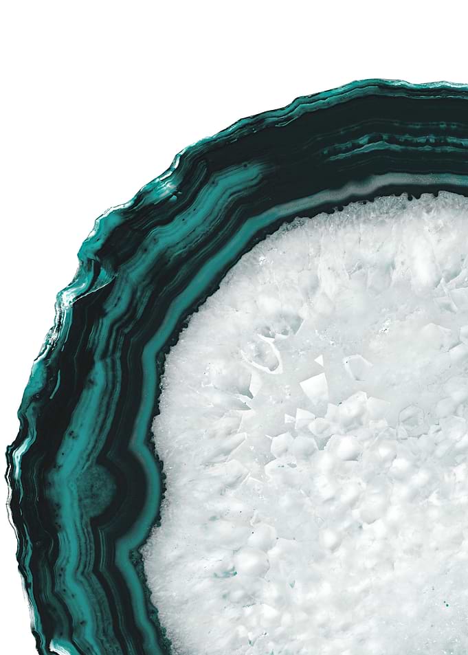 Teal Agate Glam 1