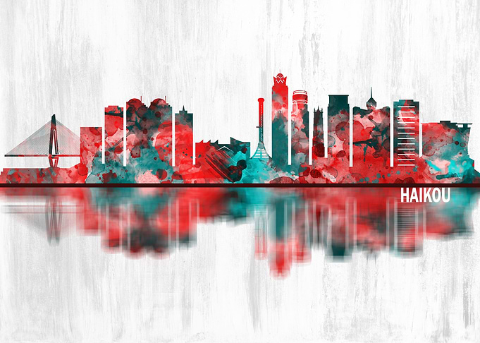 Haikou China Skyline