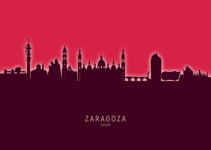 Zaragoza Skyline Spain