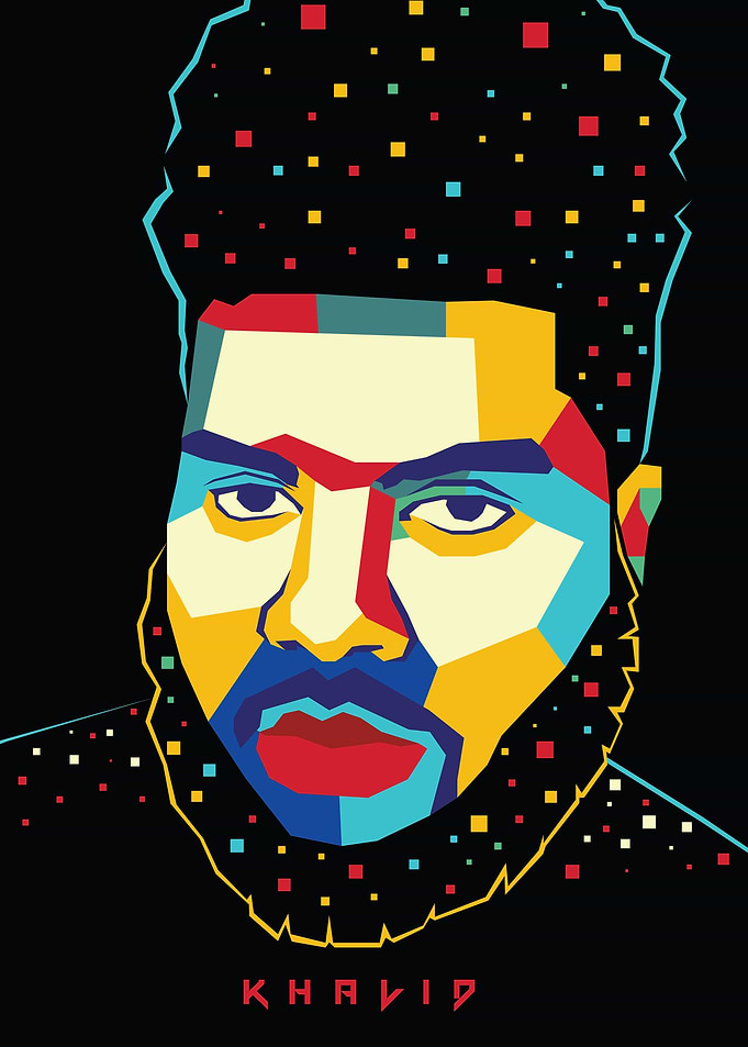 Khalid Pop Art