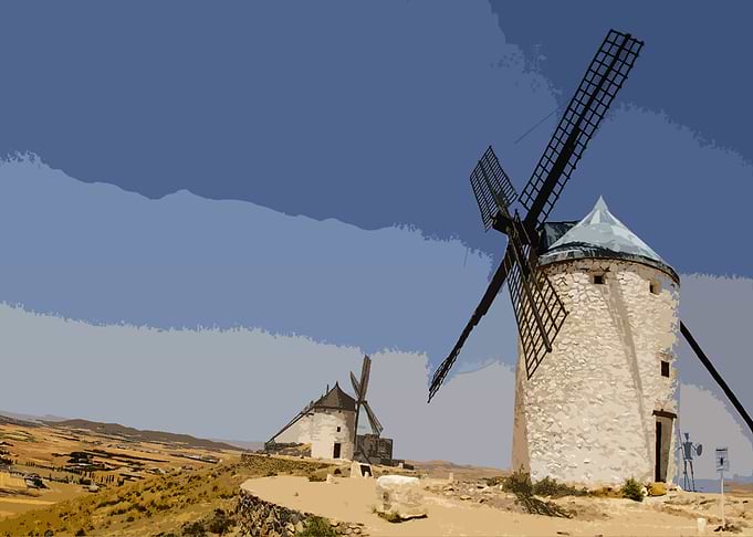 Spain Consuegra Windmills