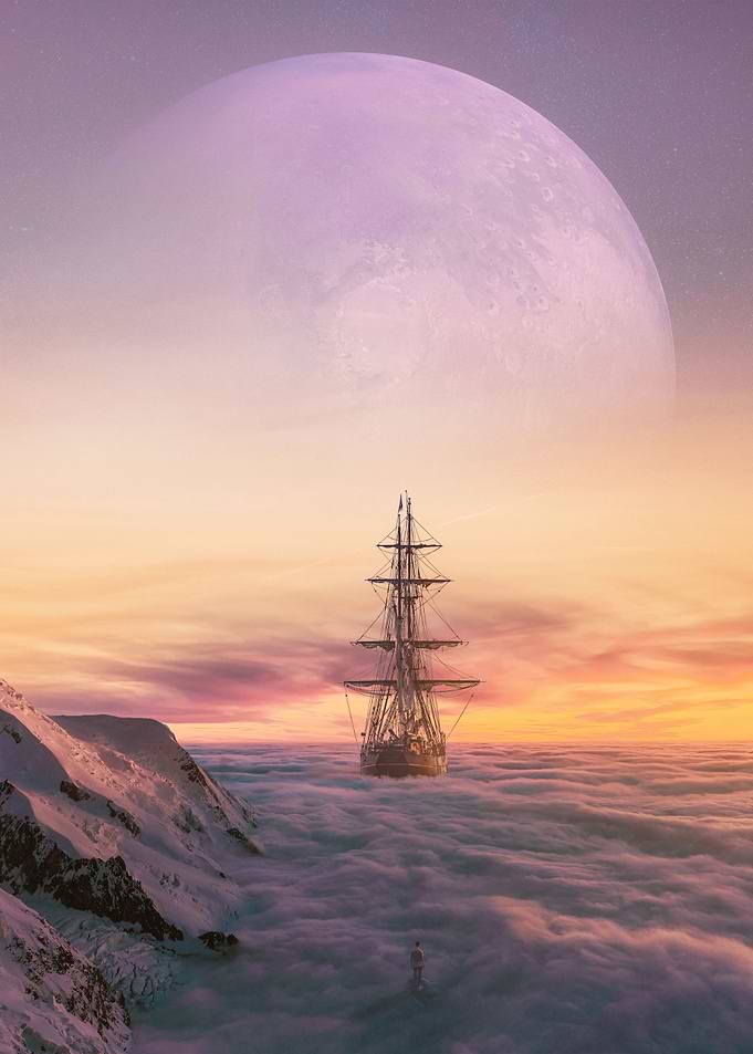sailing above the clouds