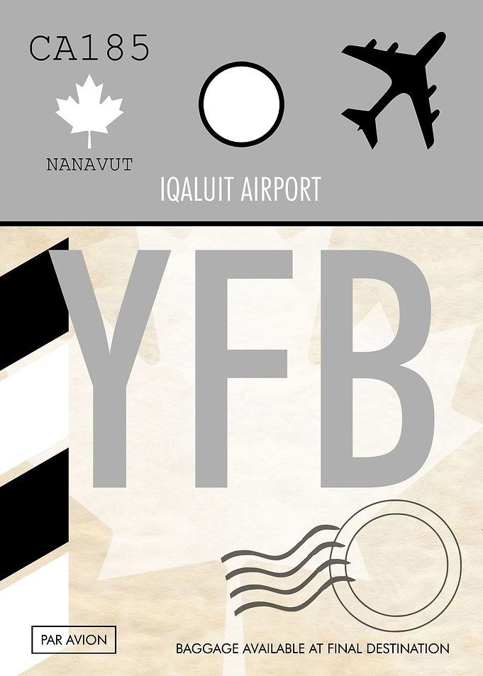 AIRPORT CODE Iqaluit YFB