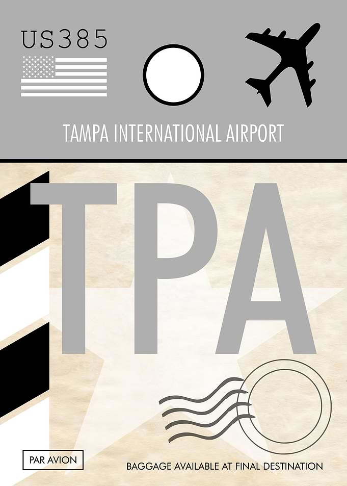 TPA AIRPORT TAG
