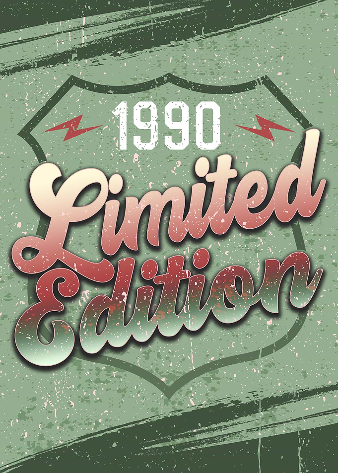 Vintage 1990 Limited Ed