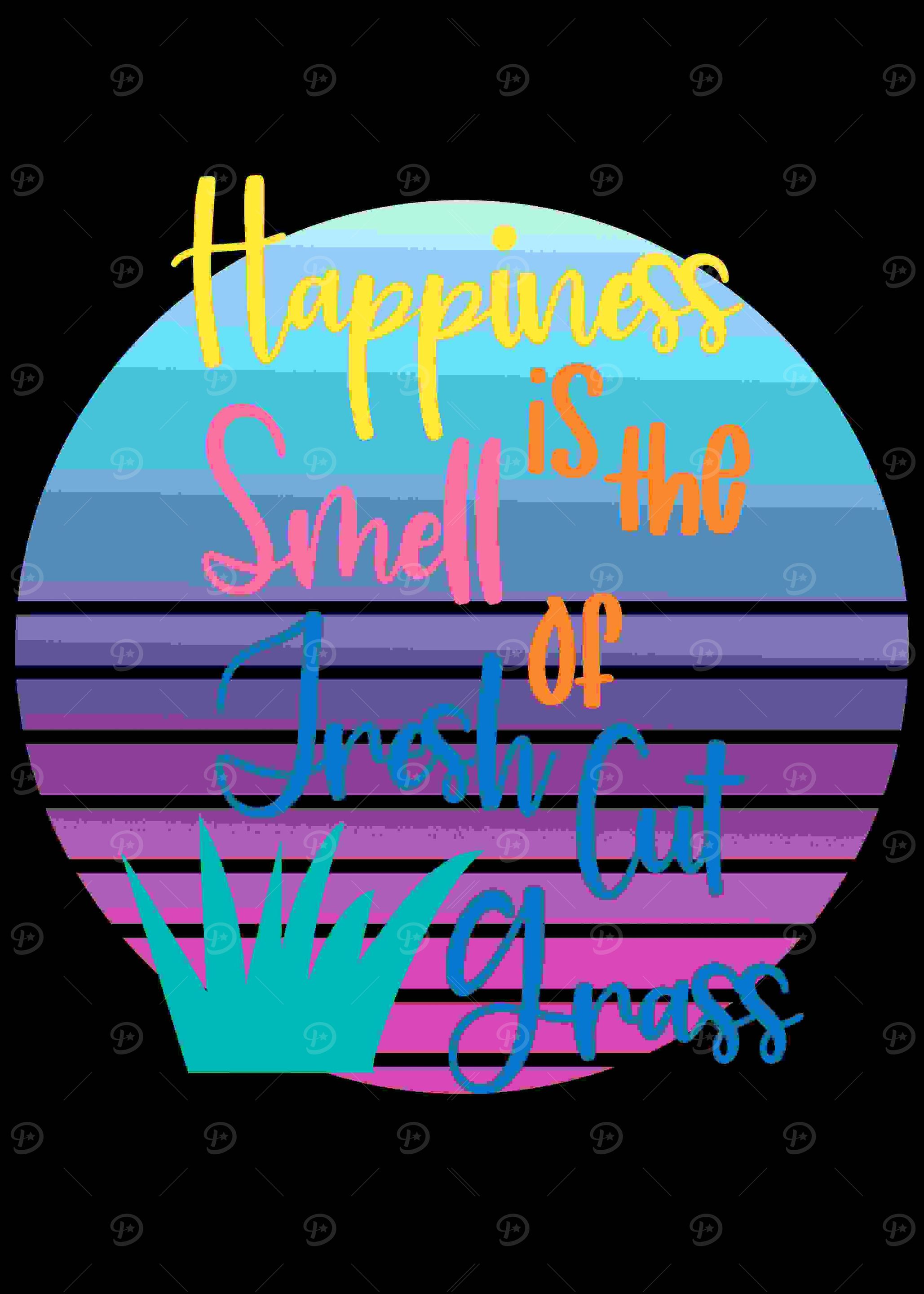 Happiness Smell Cut Grass