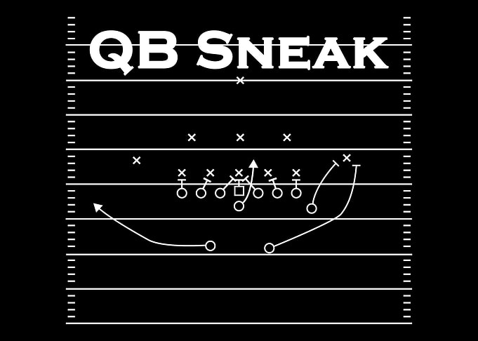 American Football QB Sneak