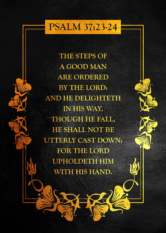 Psalm 37 23 24