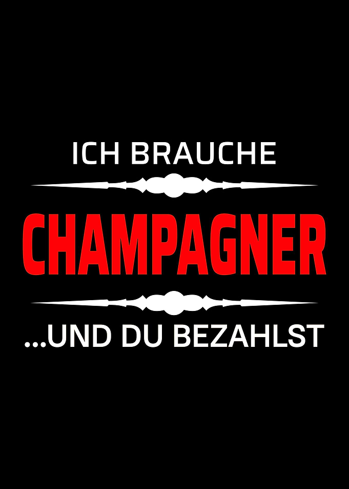 Need champagne drinking