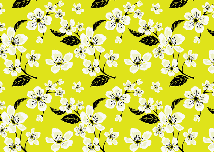 Yellow White Blossoms