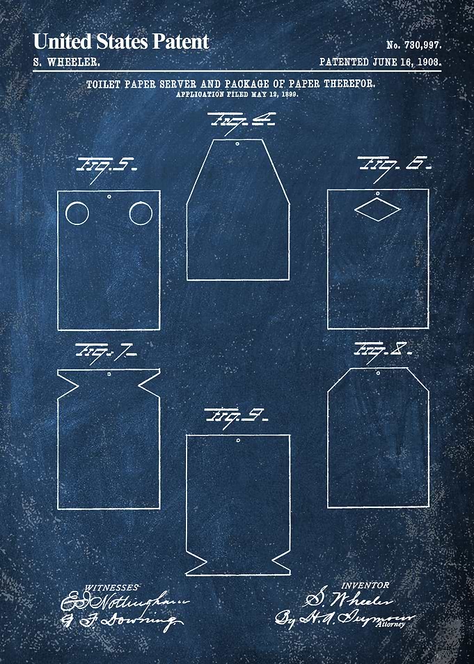 1903 toilet paper