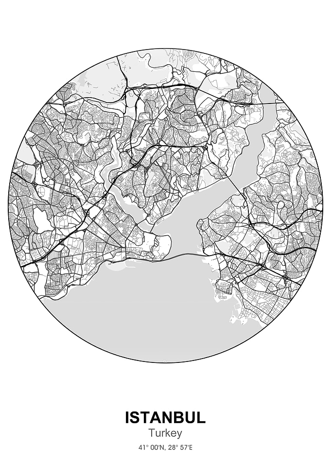istanbul circle map