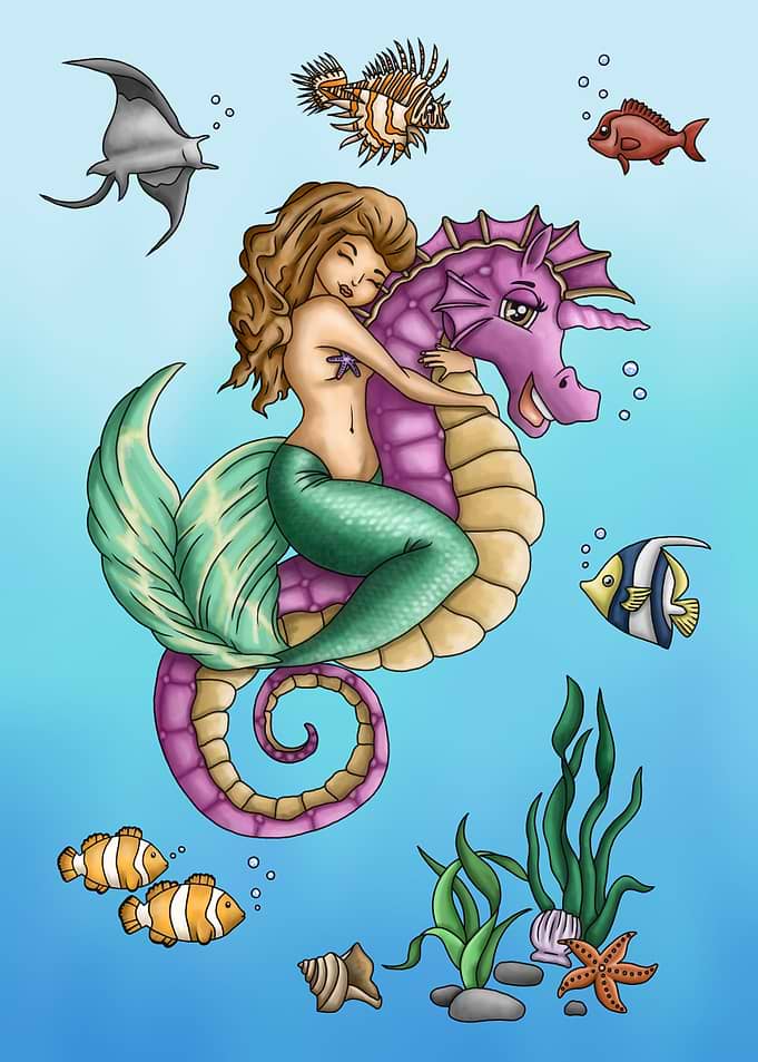 Seahorse unicorn
