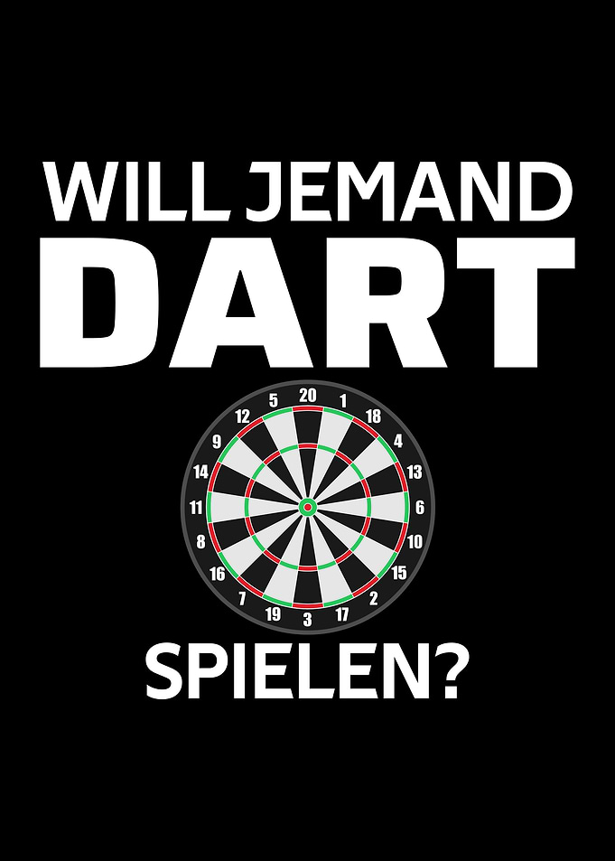 Darts with dart board
