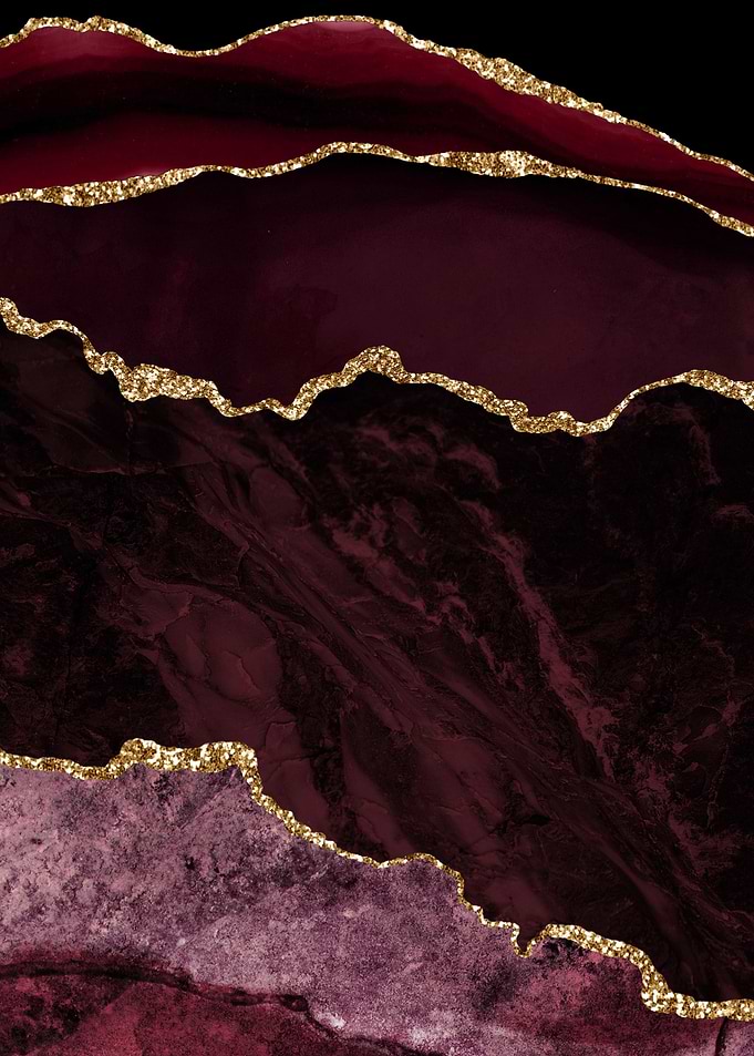 Burgundy Gold Agate 02