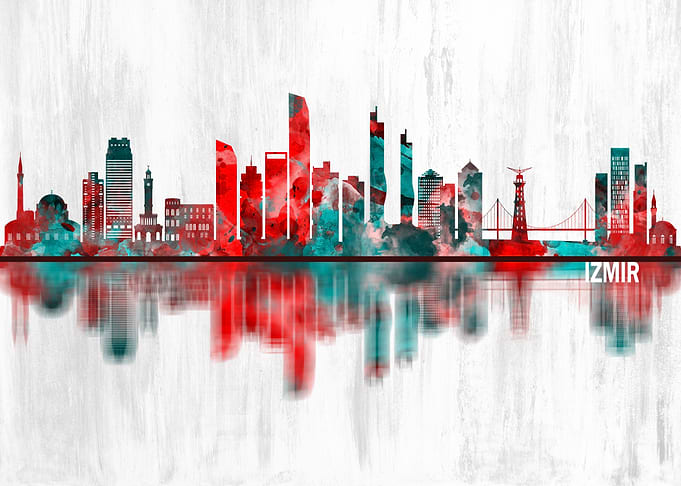 Izmir Turkey Skyline