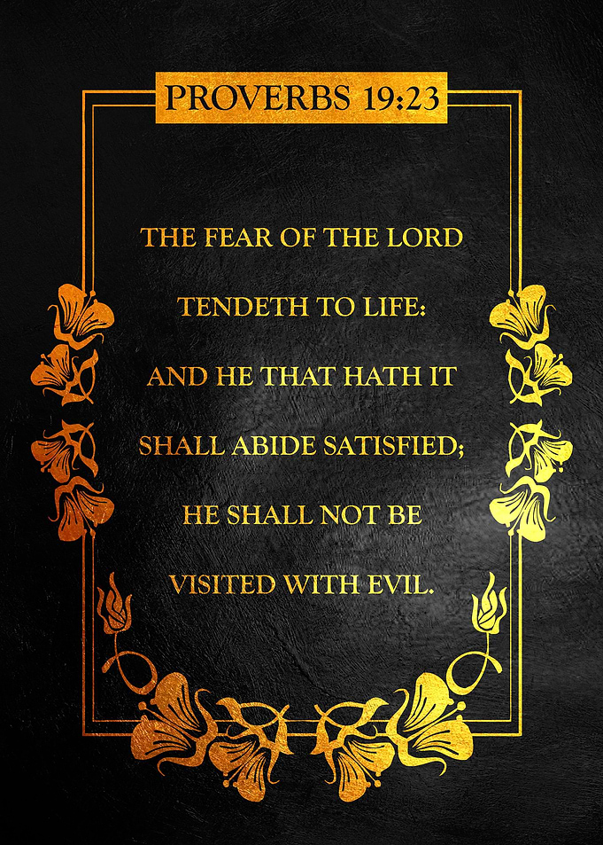 Proverbs 19 23