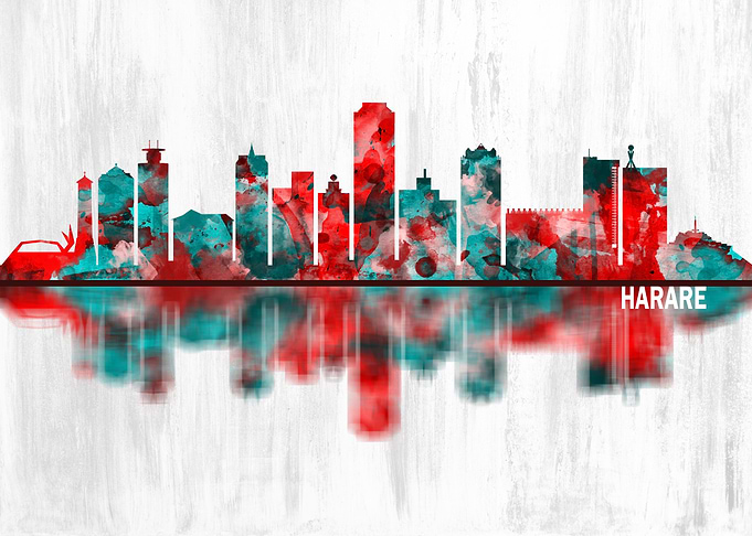 Harare Zimbabwe Skyline