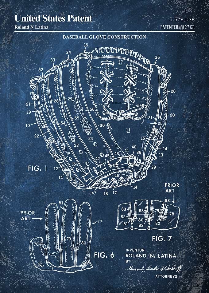 1971 baseball glove
