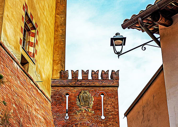 Medieval village of Barolo