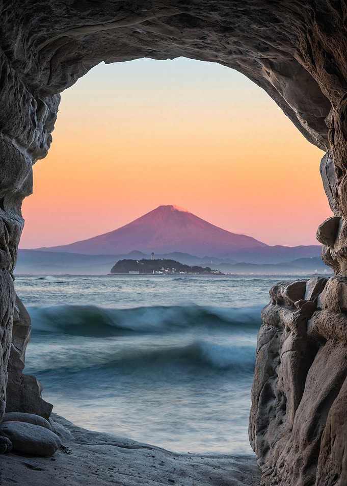 Mt Fuji In Cave