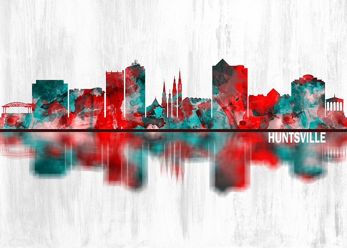 Huntsville Alabama Skyline