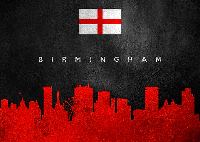 Birmingham England Skyline