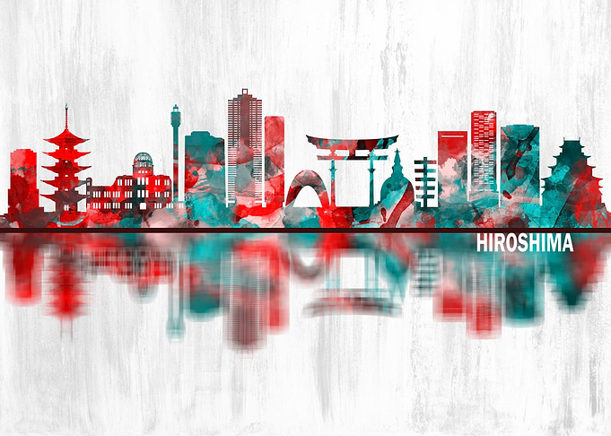 Hiroshima Japan Skyline