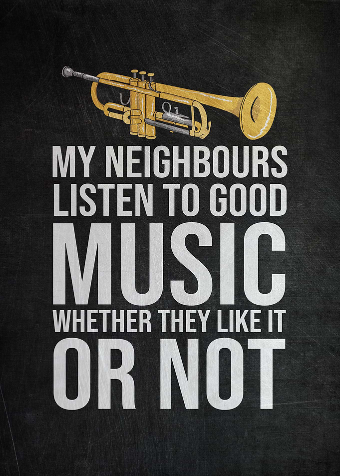 Trumpeter Funny Quote