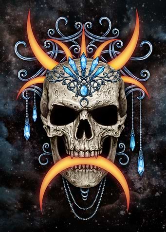 Dark Moon Skull