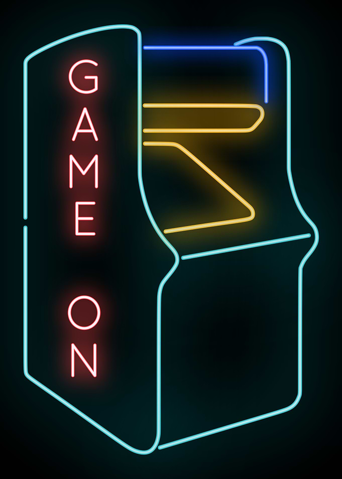 Game On Neon Sign