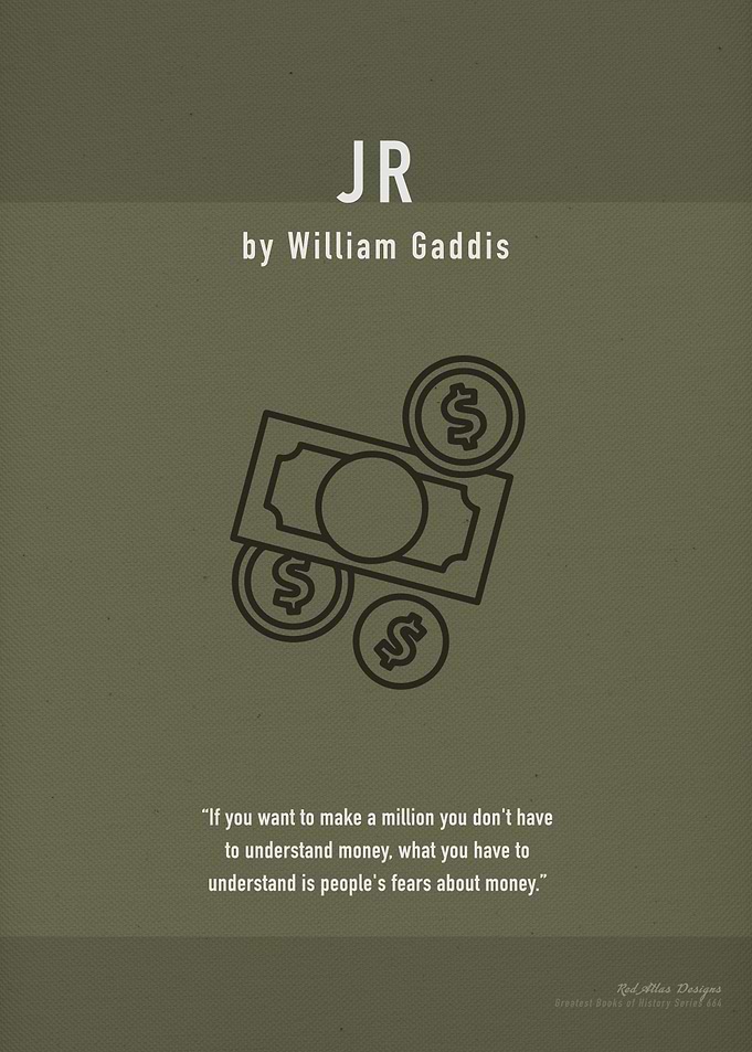 Jr William Gaddis Book Art