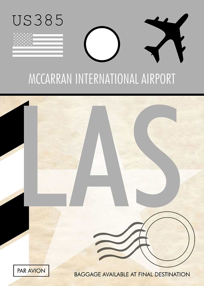 AIRPORT TAG LAS VEGAS