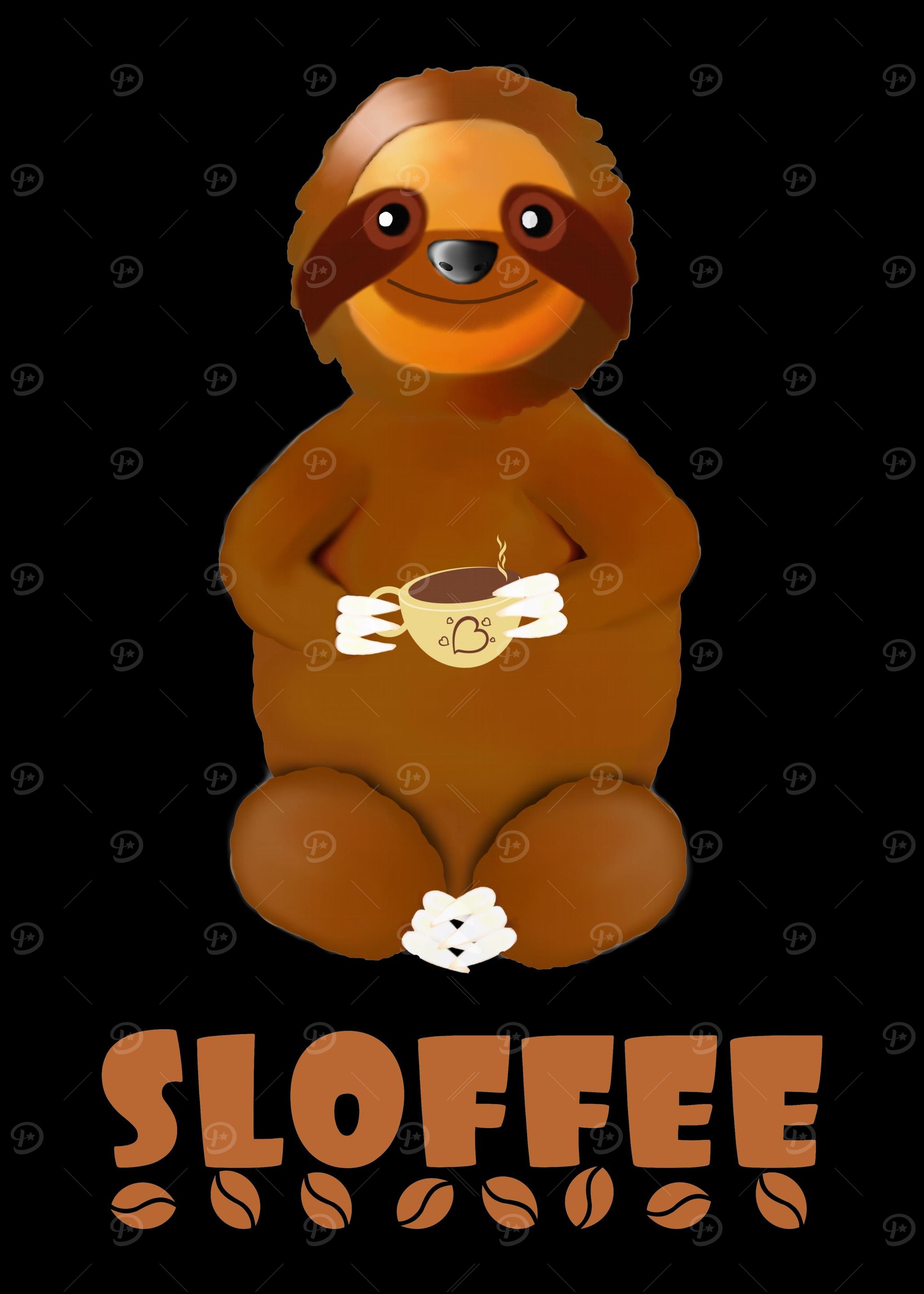Sloth Coffee Lover