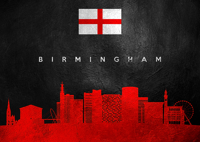 Birmingham England Skyline