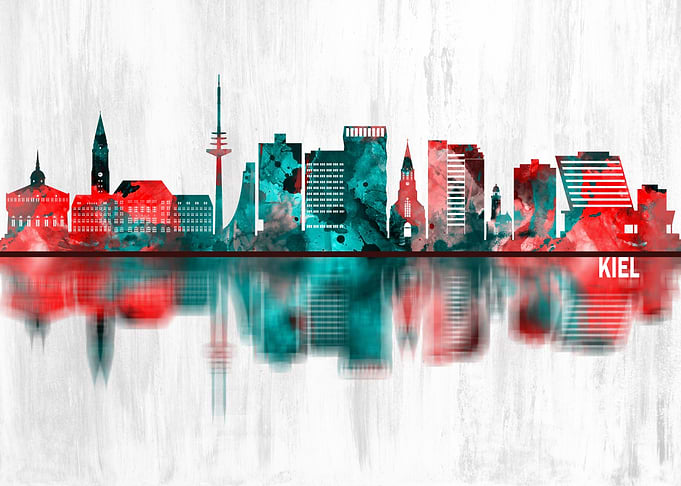 Kiel Germany Skyline