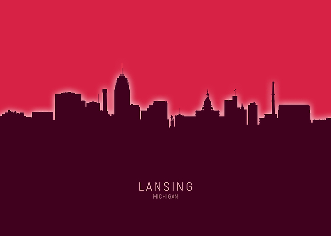 Lansing Skyline Michigan